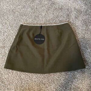 White Fox Mini Skirt